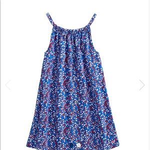 Vineyard vines girls stars and whale halter dress